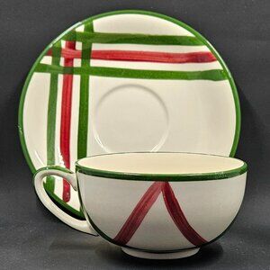 Vernonware Gayety Cup & Saucer EUC!